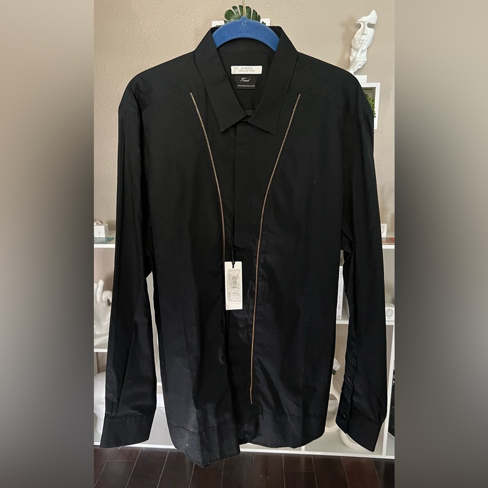Versace Collection LS Button Up NWT